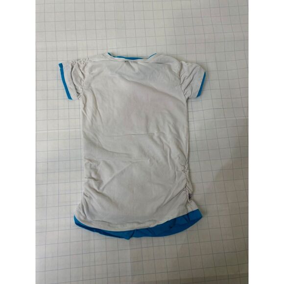Baby Phat Girl’s Shirt White All Over Print Short Sleeve Crewneck Size Medium - Picture 4 of 5